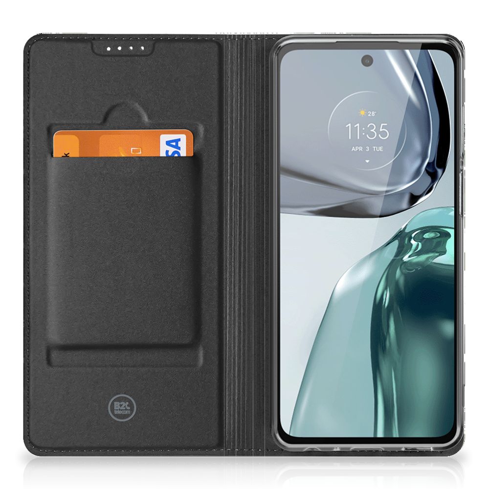 Motorola Moto G62 5G Hoesje maken Dinosaurus voorkant met pasjeshouder