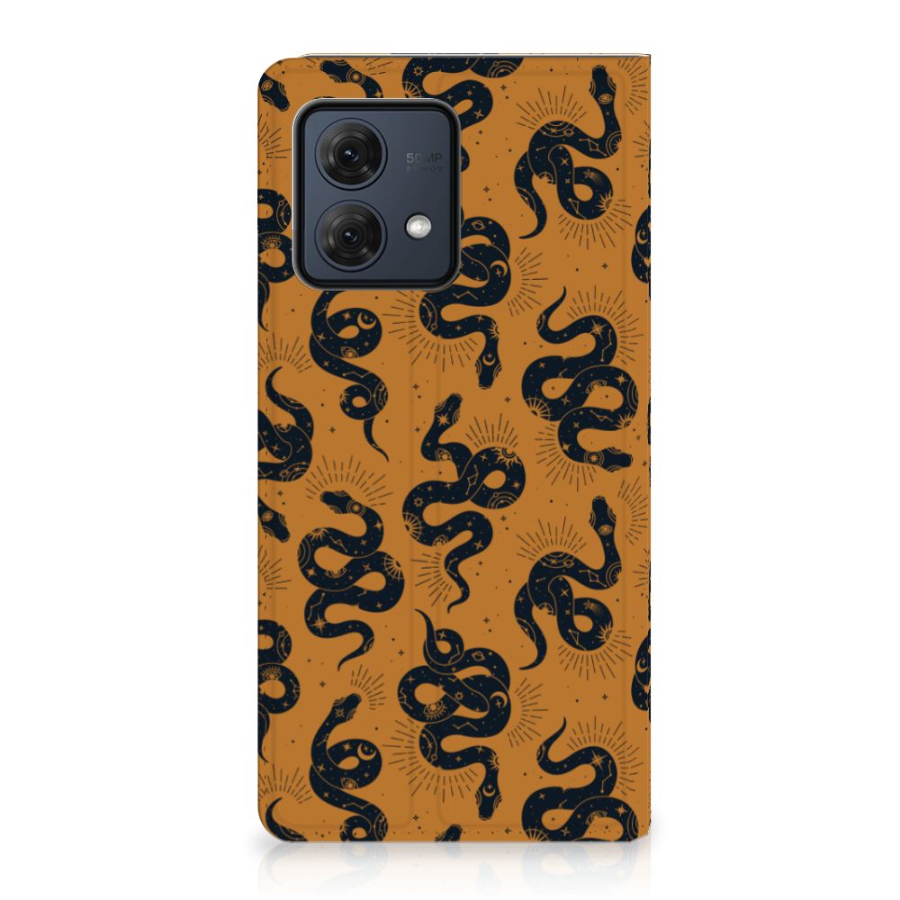 Motorola Moto G84 Hoesje maken Snakes achteraanzicht