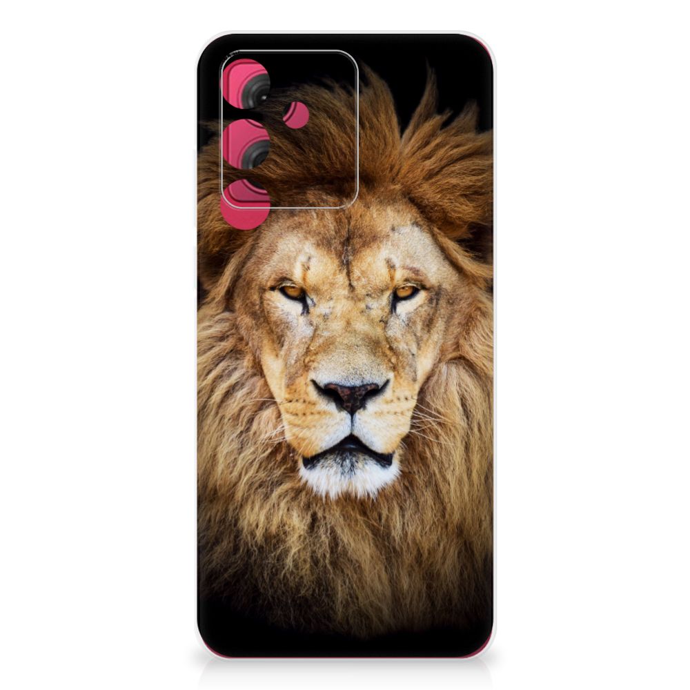 Motorola Moto G84 Hoesje maken Lion Aanzicht