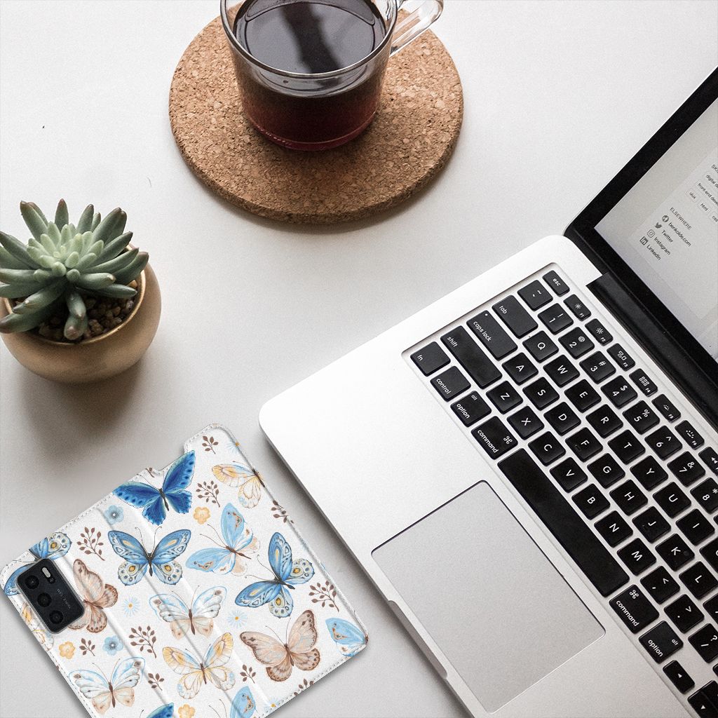 Hoesje maken voor OPPO A54s | A16 | A16s Vlinder - B2C Telecom