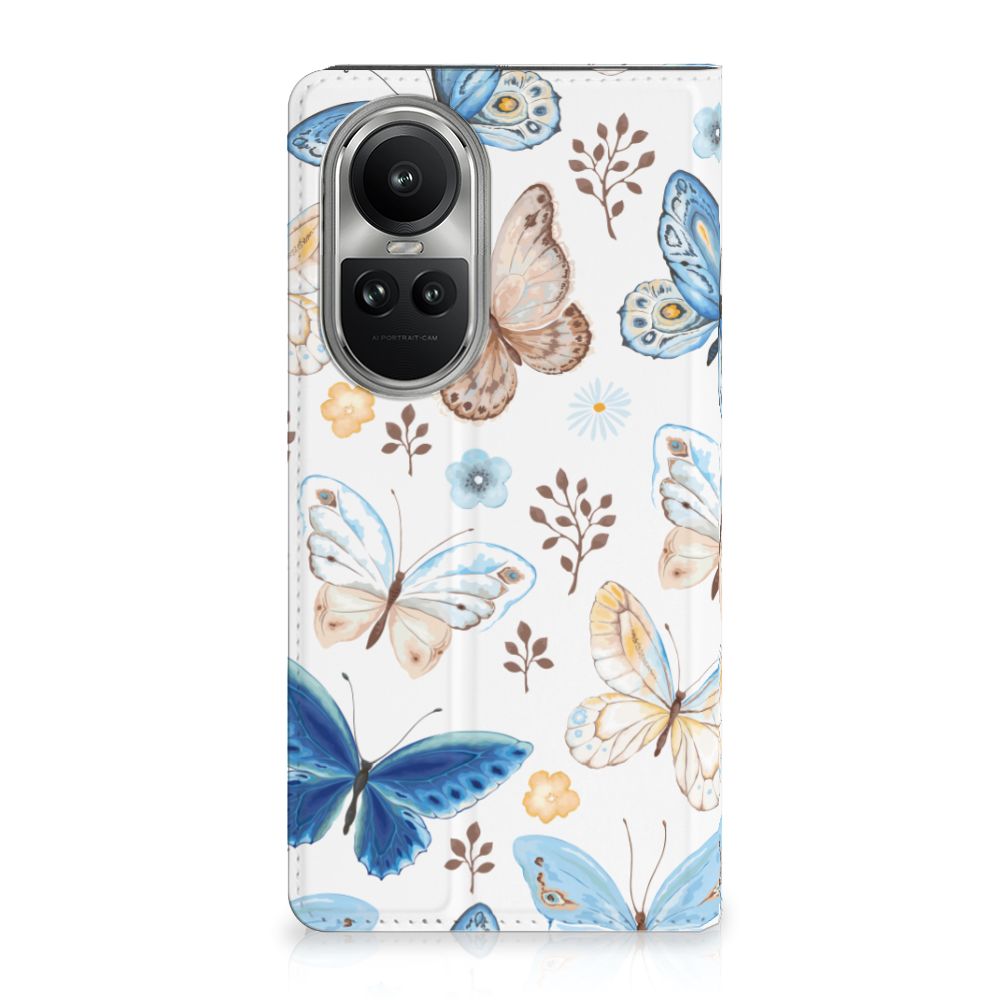 OPPO Reno10 10 Pro hoesje maken vlinder design aanzicht