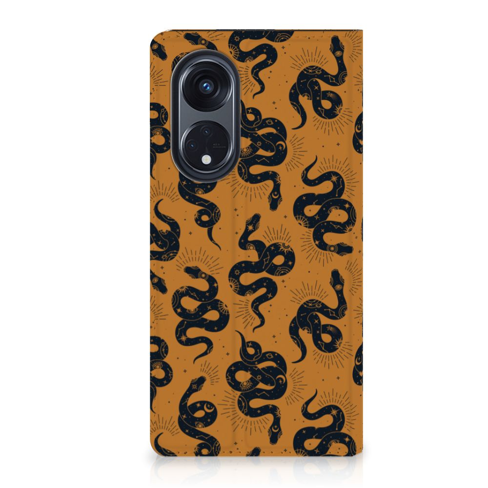 Hoesje maken voor OPPO Reno8 T 5G Snakes in uniek slangenontwerp voor bescherming en uitstraling.
