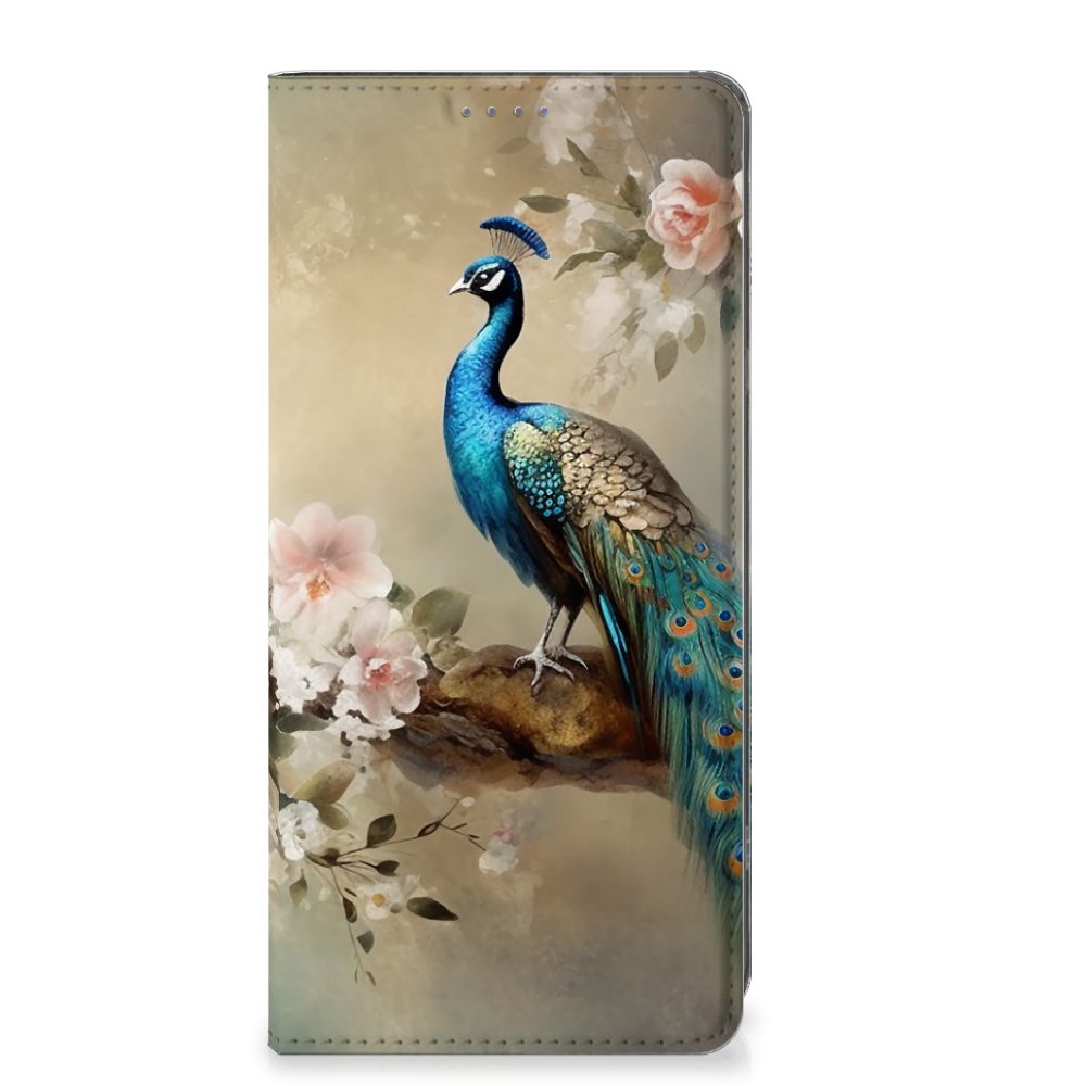 OnePlus 11 Hoesje maken voor OnePlus 11 Vintage Pauwen aanzicht