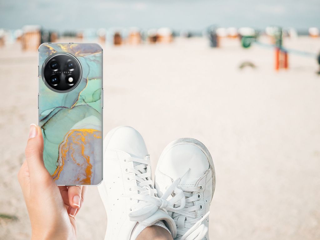OnePlus 11 Hoesje maken Watercolor Mix hand afbeelding