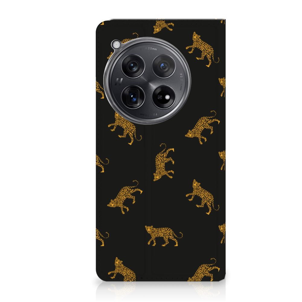 OnePlus 12 hoesje maken Leopards design voorkant