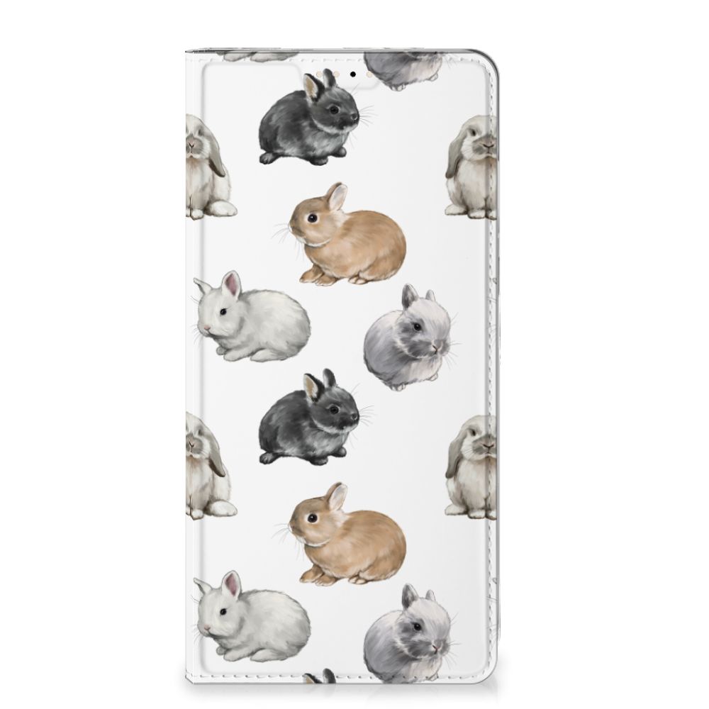OnePlus 13 hoesje maken Konijntjes konijnen design voorkant