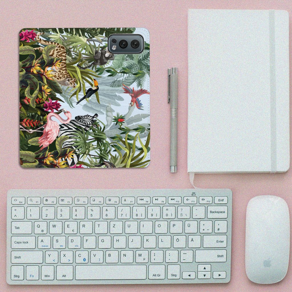 Hoesje maken voor OnePlus Nord 2 5G Jungle met tropisch jungle design, ideaal als cadeau voor bescherming en uitstraling.