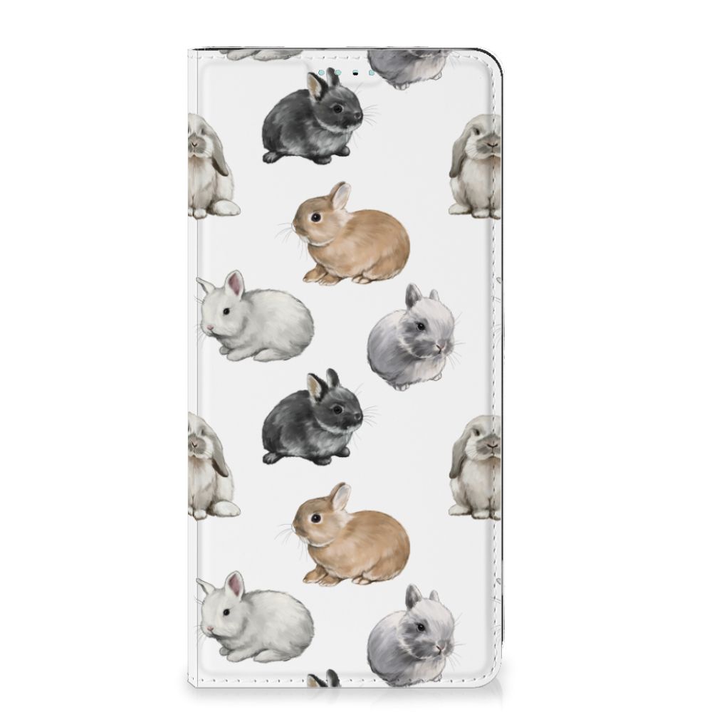 OnePlus Nord 3 hoesje maken konijntjes design voorkant
