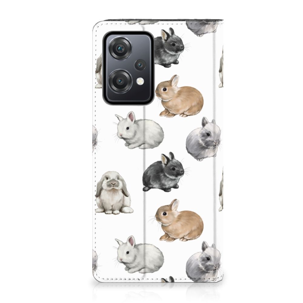 OnePlus Nord CE 2 Lite 5G Hoesje maken voor OnePlus Nord CE 2 Lite 5G Konijntjes design voorkant
