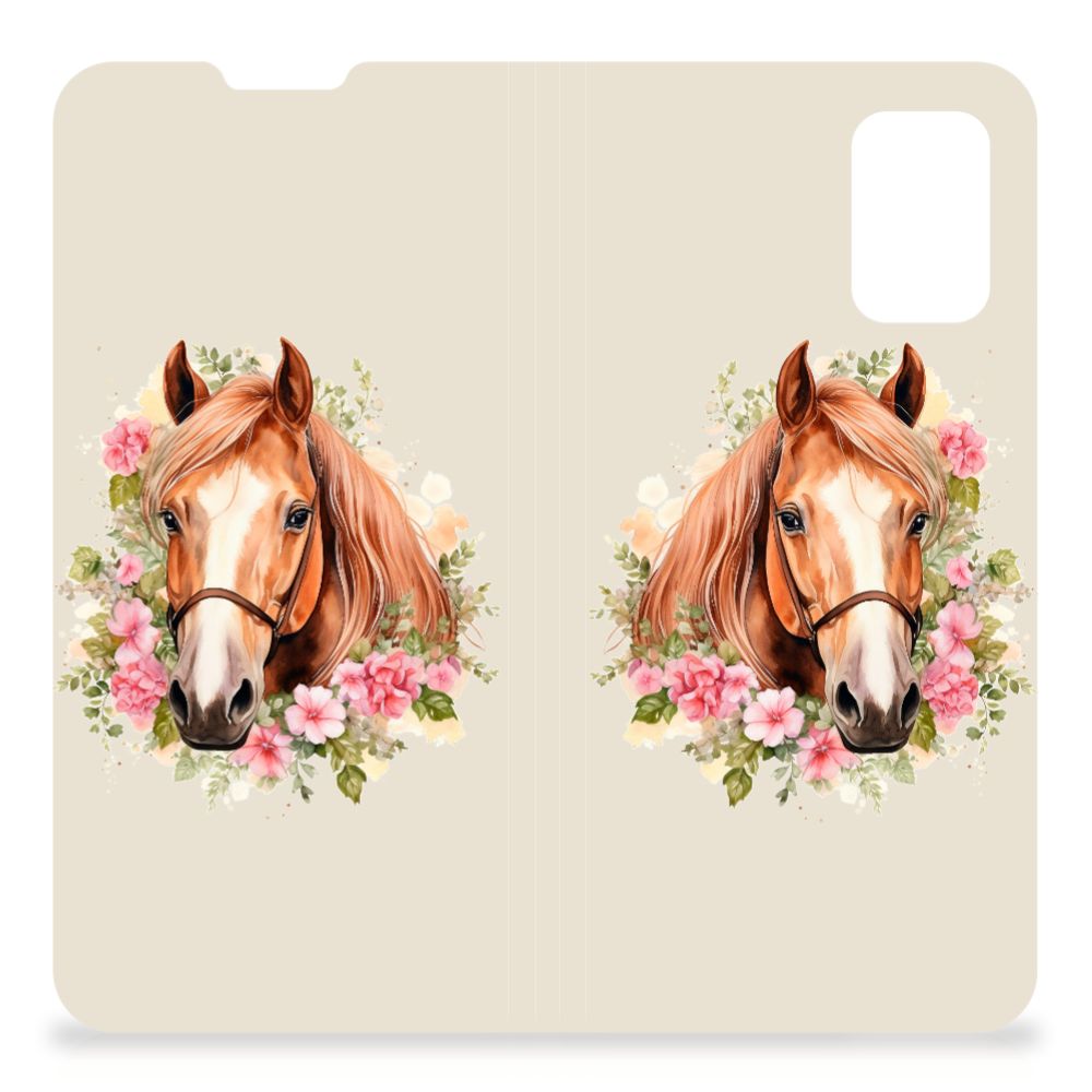 Samsung Galaxy A03s Hoesje maken Paard design voorkant