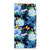 Hoesje maken voor Samsung Galaxy A14 4G IJsvogel met bloemen en ijsvogel design op een donkerblauwe achtergrond.