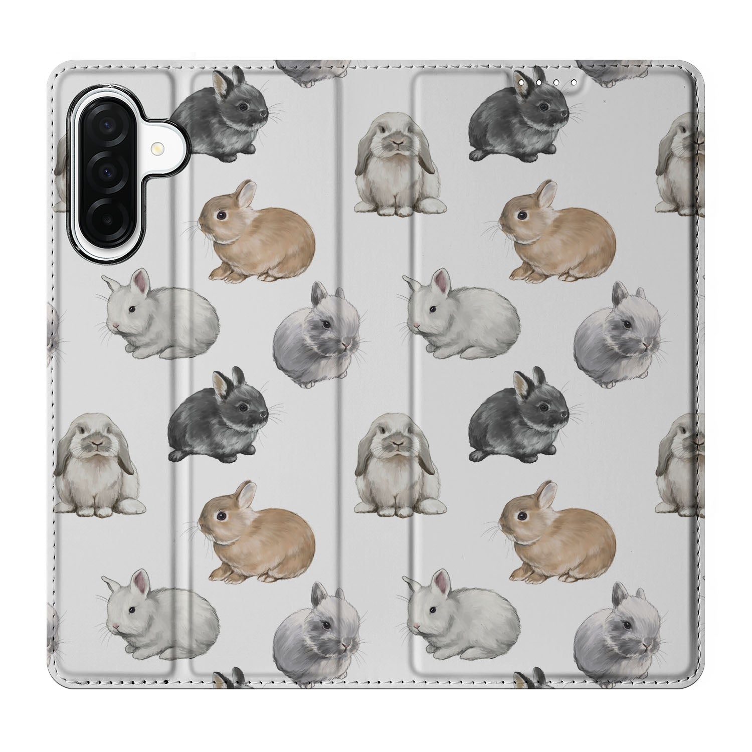 Samsung Galaxy A26 Hoesje maken Konijntjes voorkant schattige konijnen