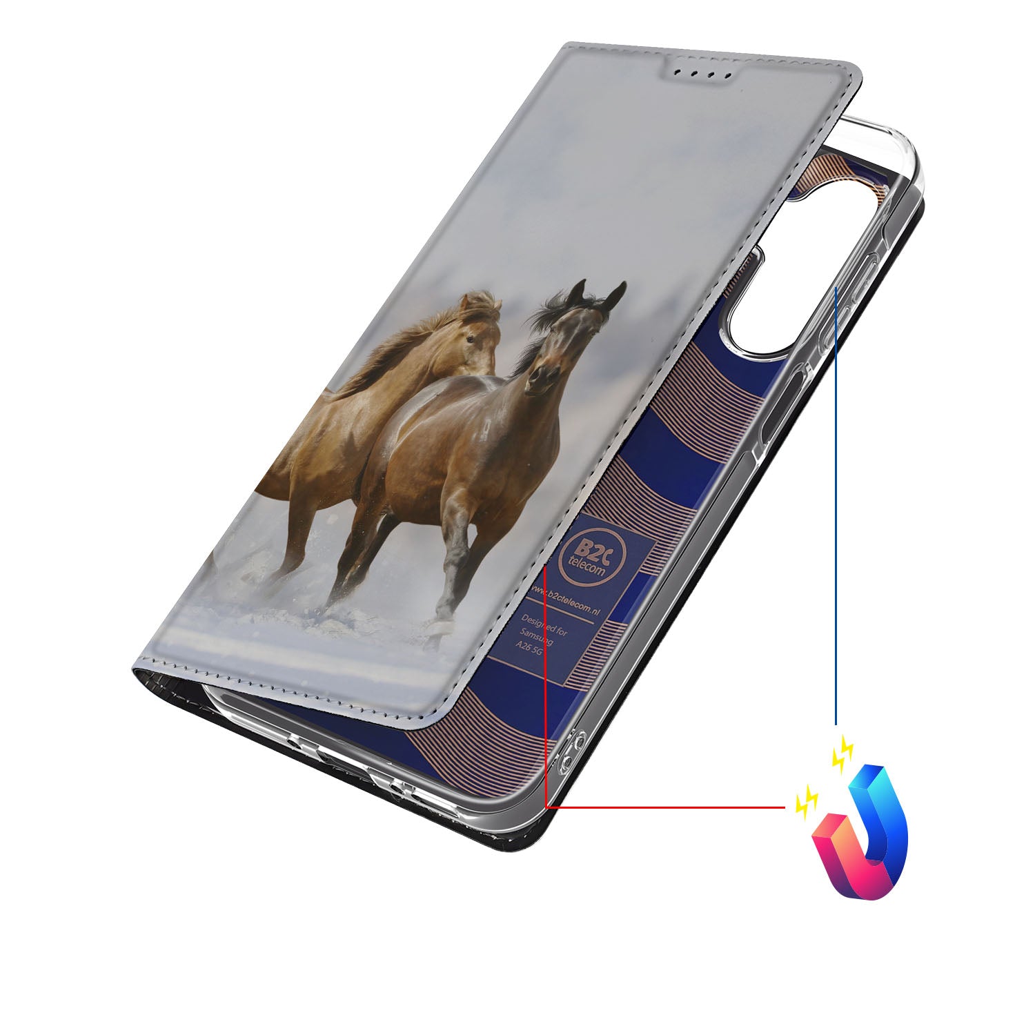 Samsung Galaxy A26 Hoesje maken Paard zijaanzicht