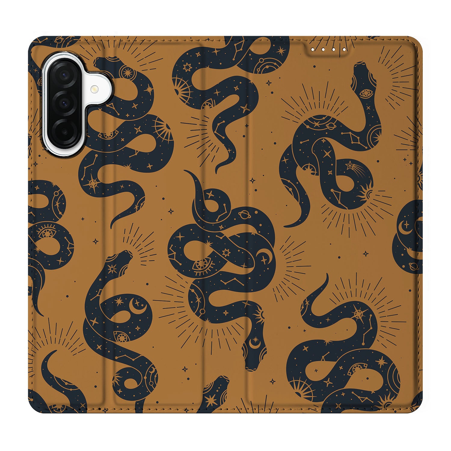 Samsung Galaxy A26 Hoesje maken voor Samsung Galaxy A26 Snakes design bovenaanzicht