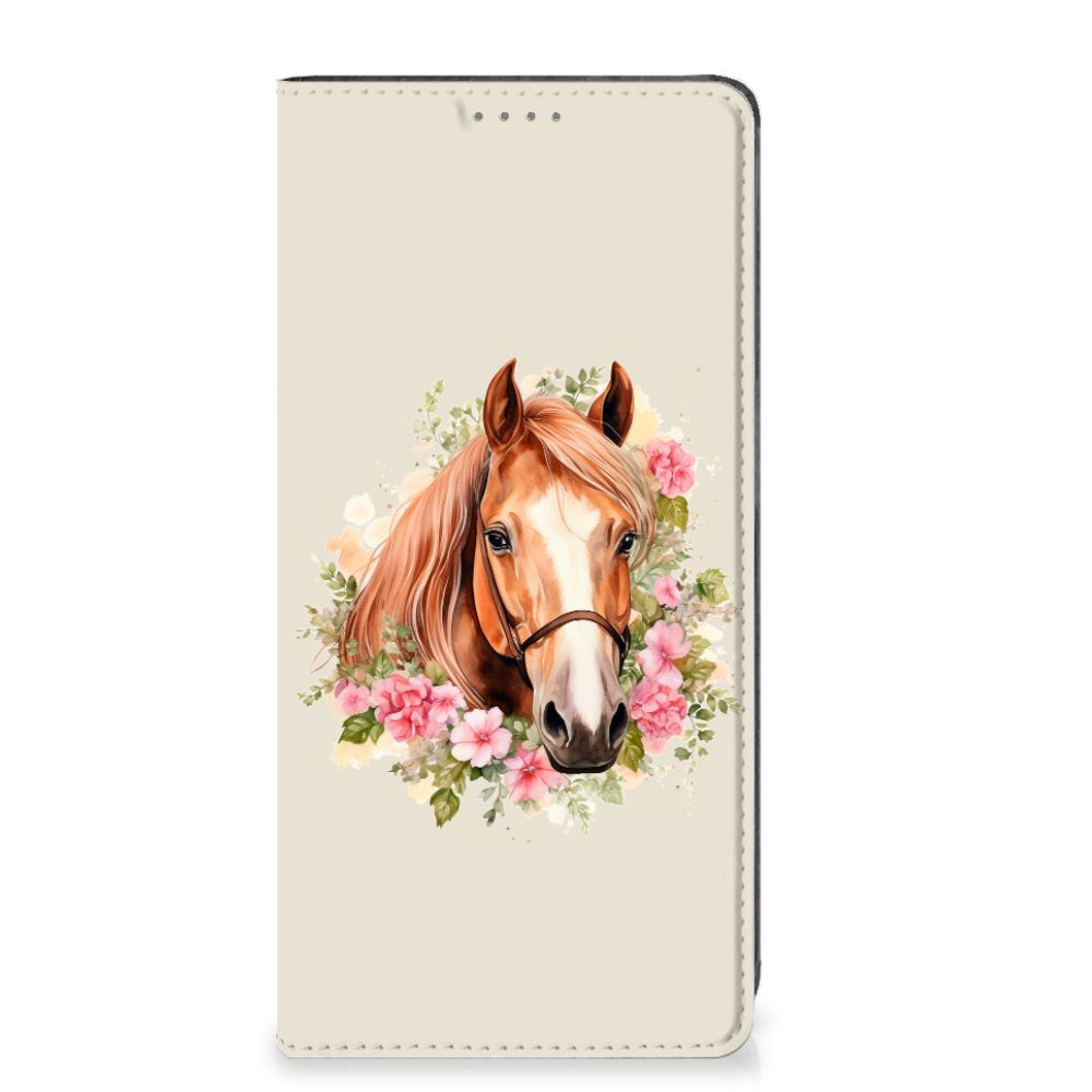 Samsung Galaxy A34 Hoesje maken Paard ontwerp voorkant