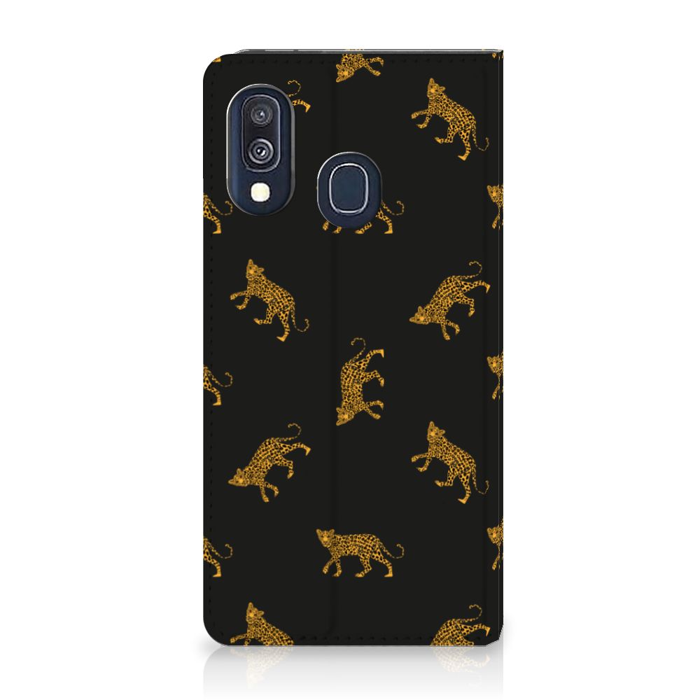 Samsung Galaxy A40 hoesje maken Leopards design voorkant