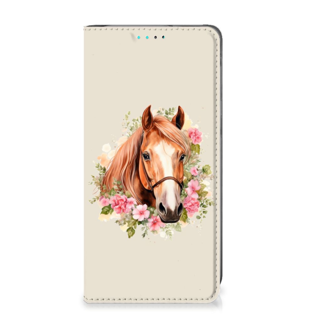 Samsung Galaxy A40 Hoesje maken Paard close-up