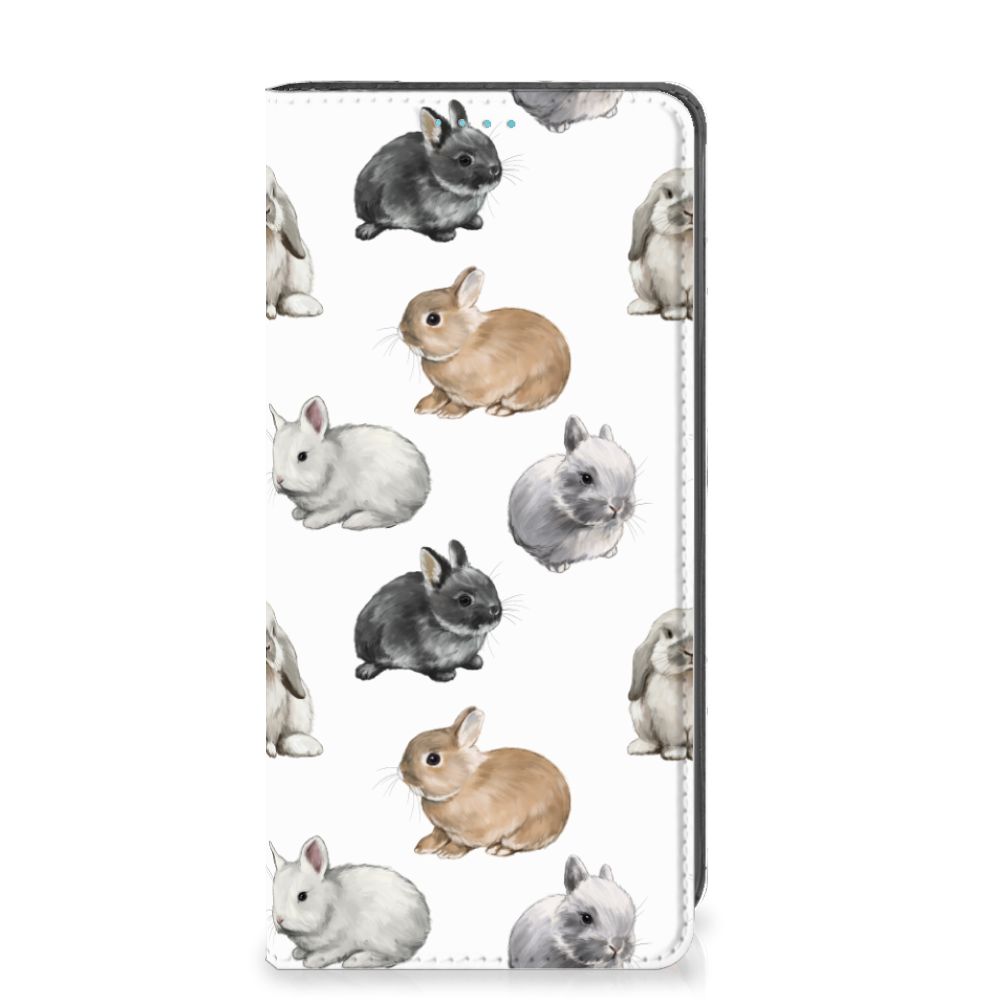 Samsung Galaxy A53 hoesje maken konijntjes voorkant