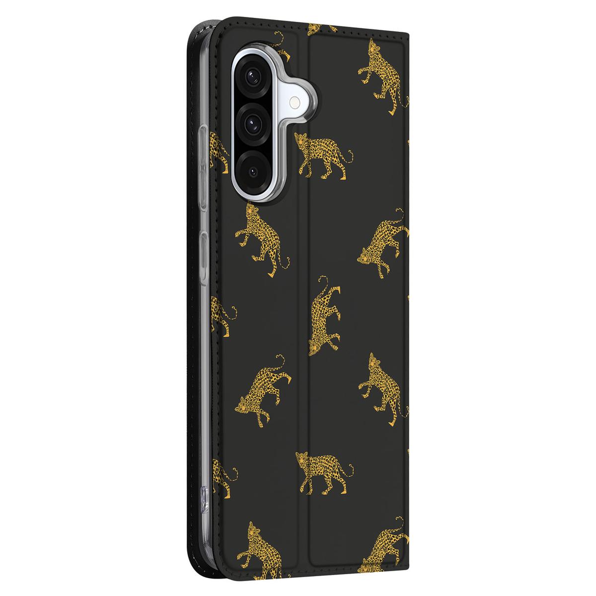 Samsung Galaxy A56 | A36 hoesje maken Leopards zijaanzicht