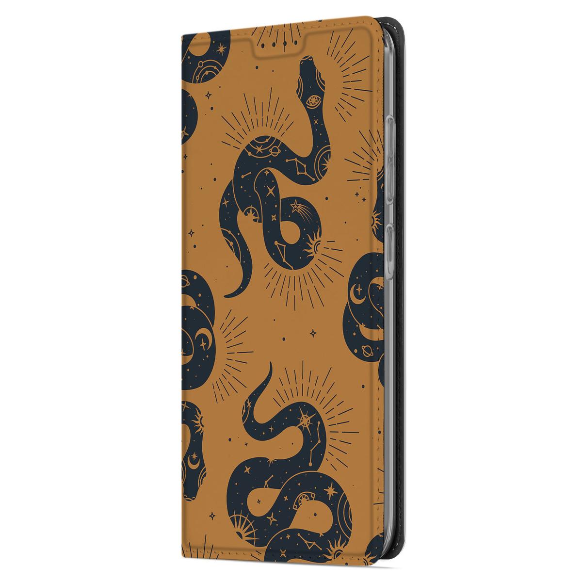 Samsung Galaxy A56 A36 Hoesje maken Snakes design aanzicht