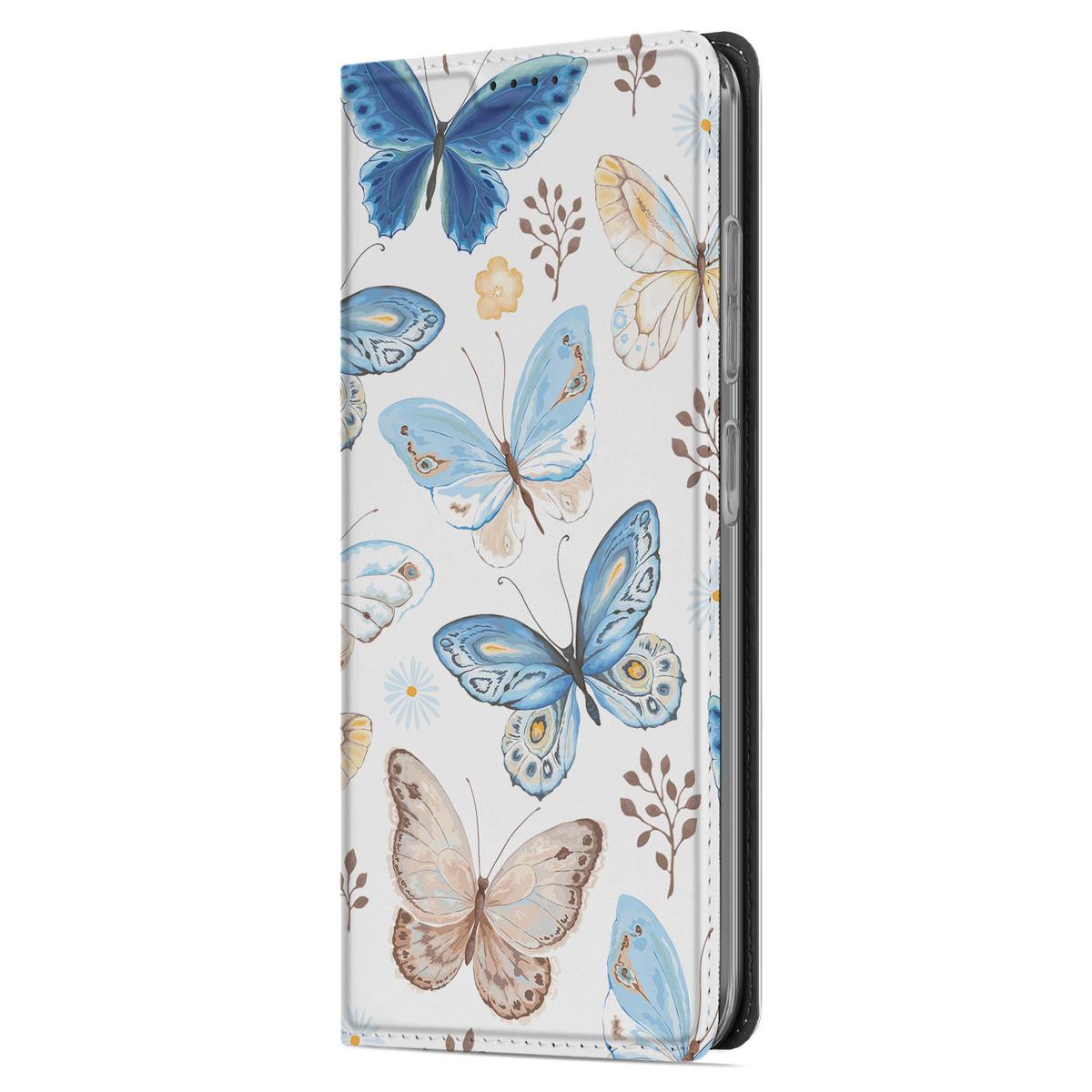Samsung Galaxy A56 A36 Hoesje maken Vlinder design zijkant