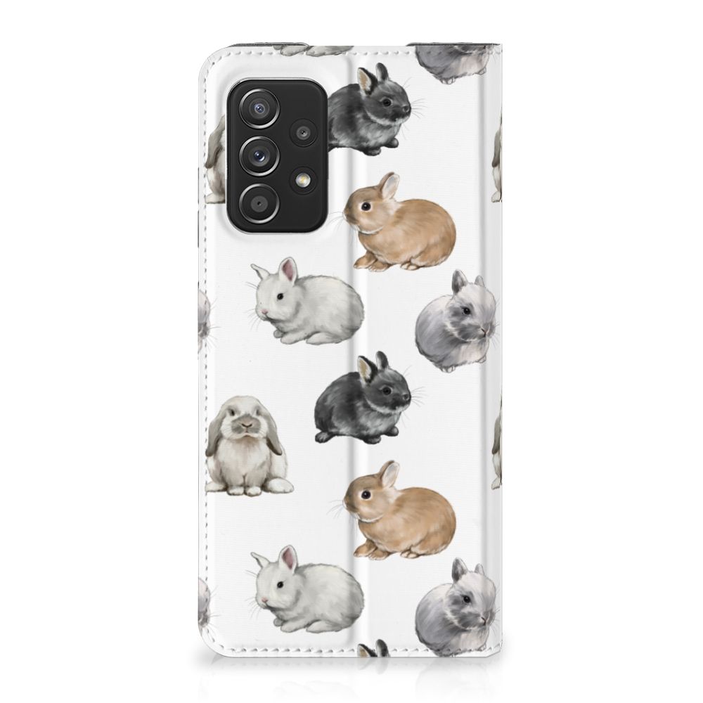 Samsung Galaxy A72 (5G/4G) Hoesje maken voor Samsung Galaxy A72 (5G/4G) Konijntjes voorkant