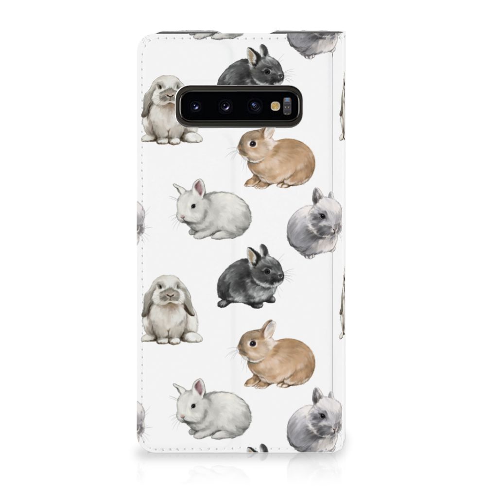 Samsung Galaxy S10 Plus Hoesje maken voor Samsung Galaxy S10 Plus Konijntjes voorkant