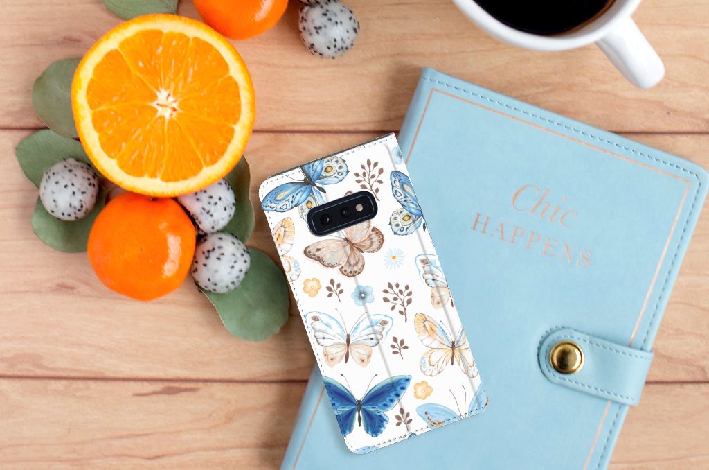 Samsung Galaxy S10e Hoesje maken voor Samsung Galaxy S10e Vlinder bovenaanzicht