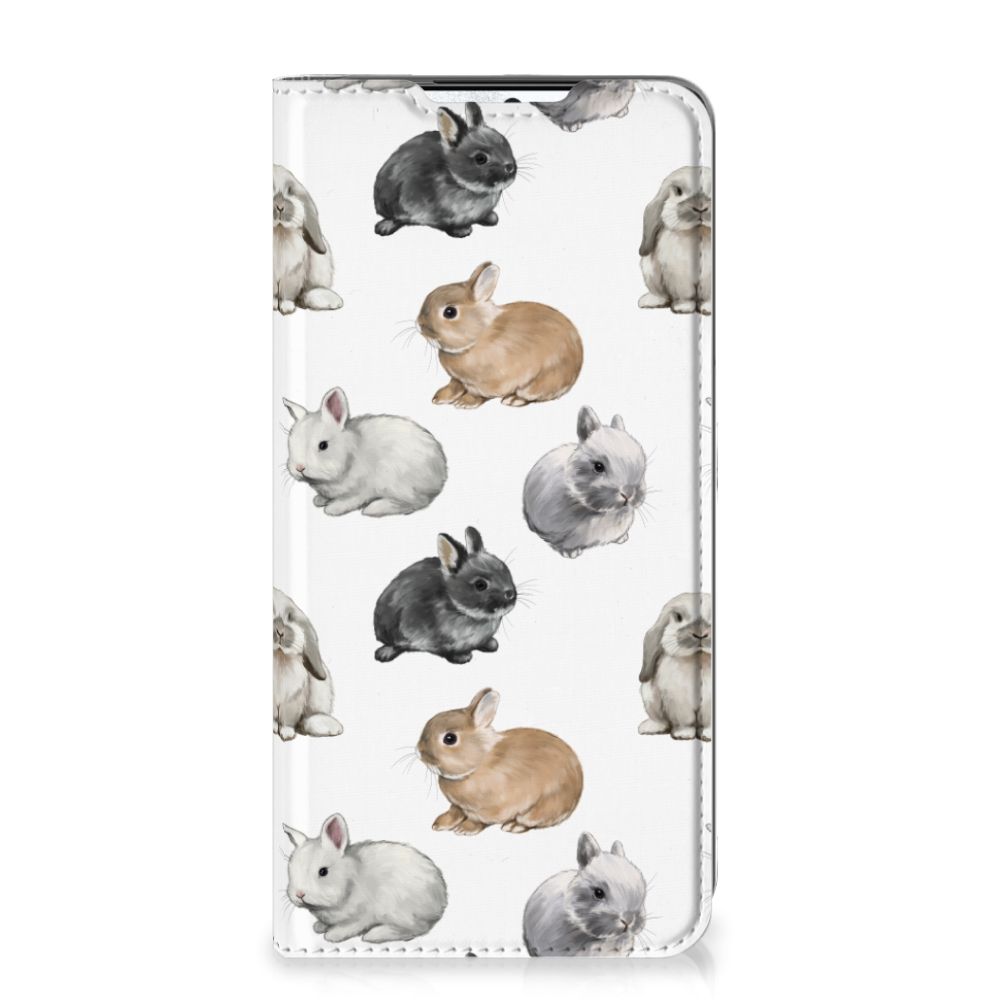 Samsung Galaxy S21 FE Hoesje maken voor Samsung Galaxy S21 FE Konijntjes vooraanzicht