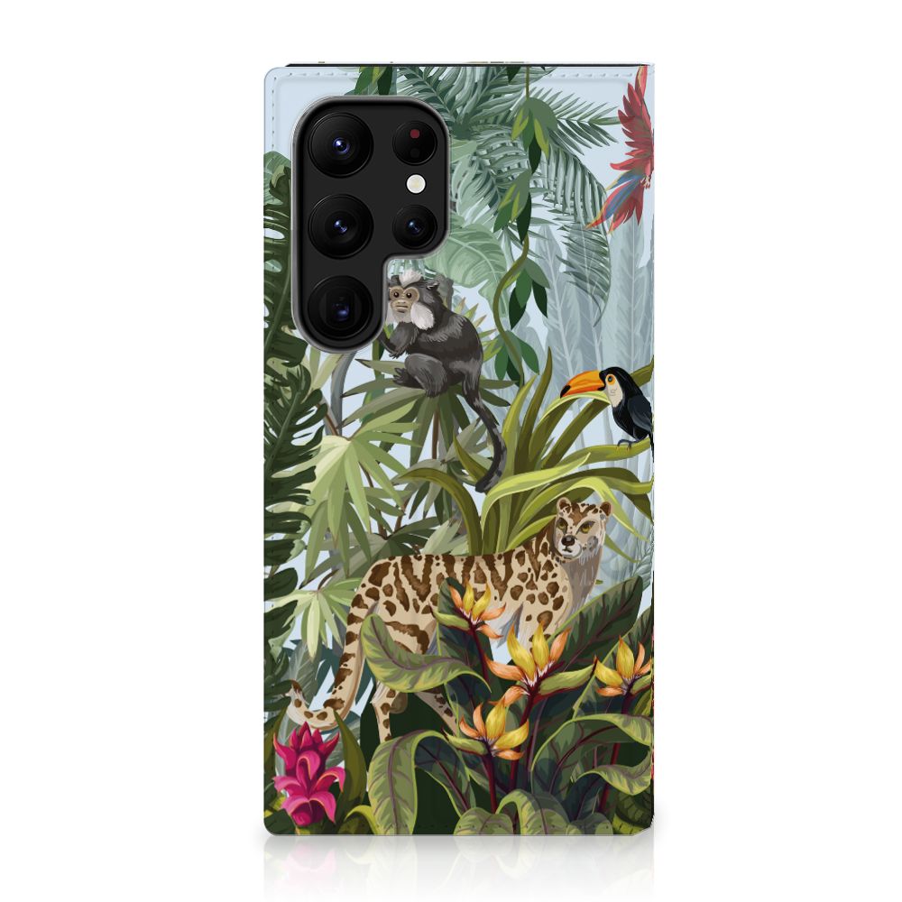 Samsung Galaxy S23 Ultra Hoesje maken Jungle design voorkant