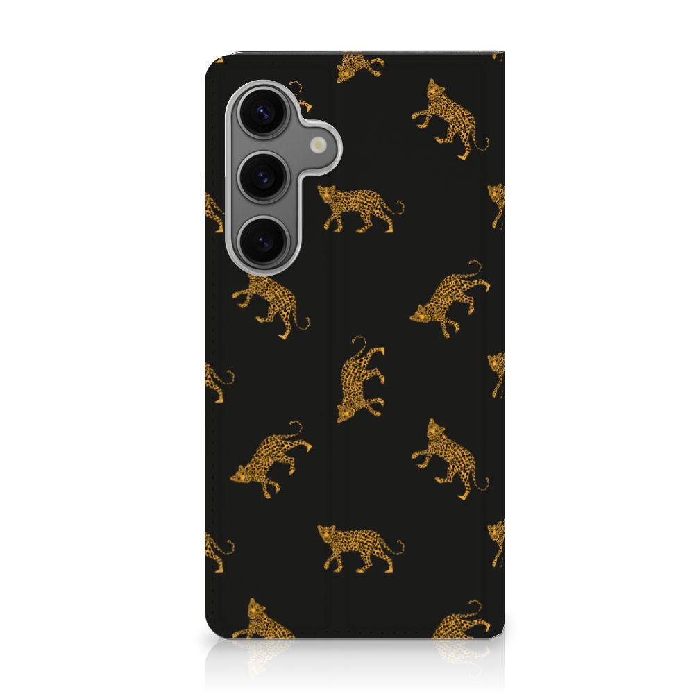 Samsung Galaxy S24 hoesje maken Leopards design voorkant