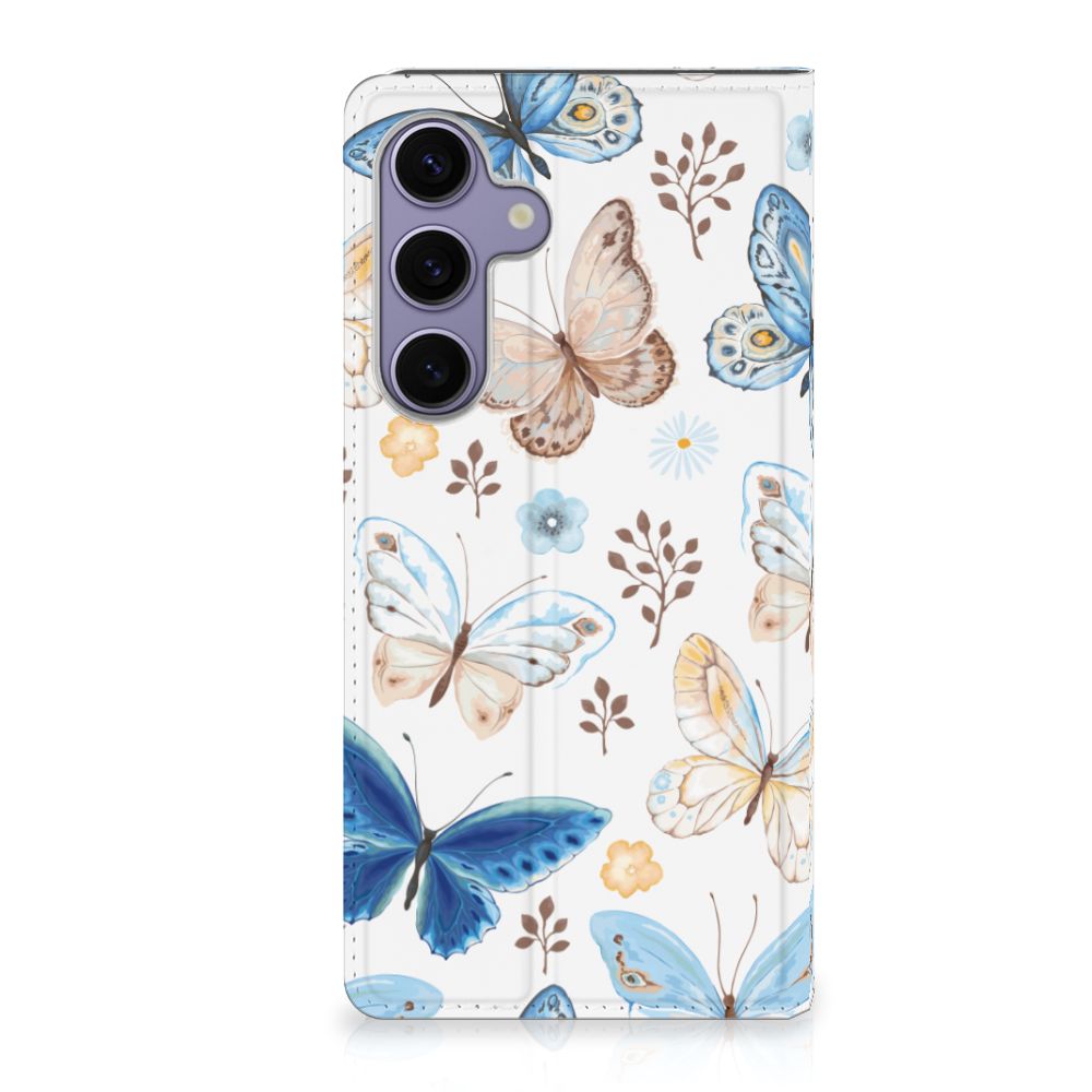 Samsung Galaxy S24 Plus Hoesje maken Vlinder design voorzijde