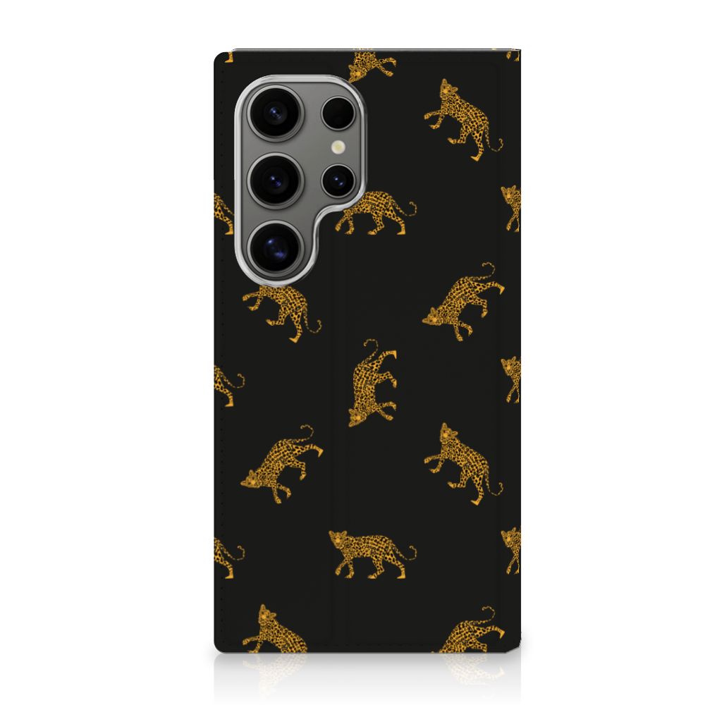Samsung Galaxy S24 Ultra hoesje maken Leopards design voorkant