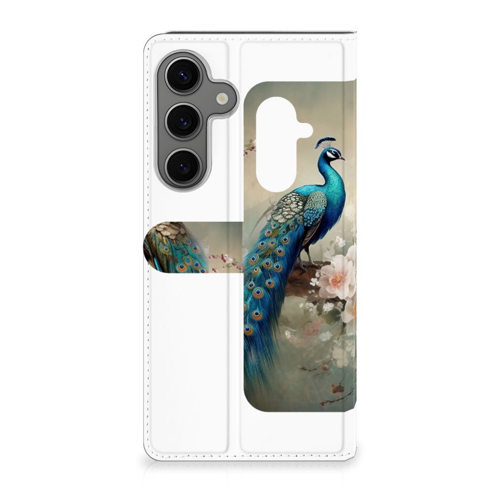 Samsung Galaxy S25 Plus hoesje maken pauw design voorkant