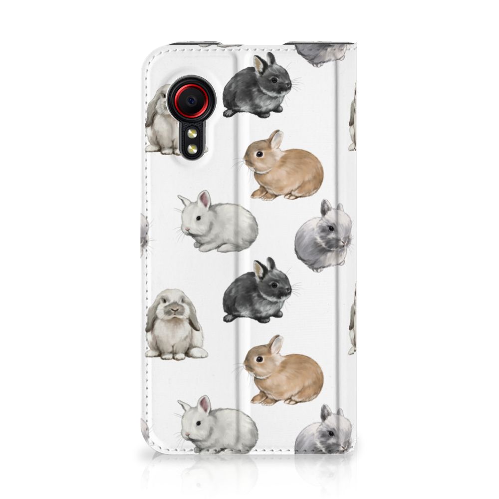Samsung Galaxy Xcover 5 Hoesje maken voor Samsung Galaxy Xcover 5 Konijntjes voorkant