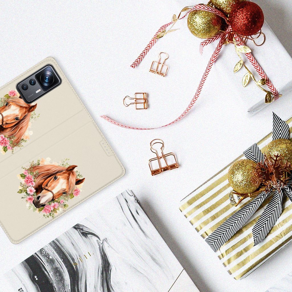 Xiaomi 12T 12T Pro Hoesje maken Paard aanzicht