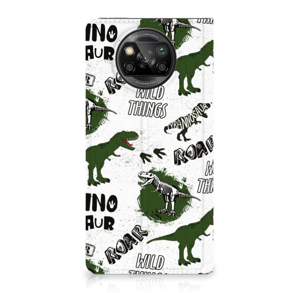 Xiaomi Poco X3 Pro hoesje maken voor Xiaomi Poco X3 Pro Dinosaurus design dino's