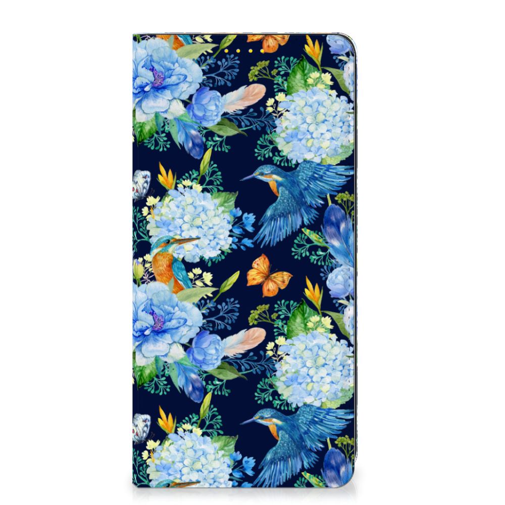Xiaomi Poco X3 Pro Hoesje maken voor Xiaomi Poco X3 Pro IJsvogel bloemen kleurrijk