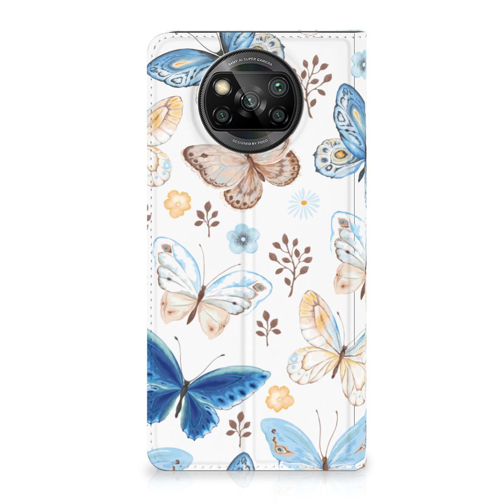 Hoesje maken voor Xiaomi Poco X3 Pro | Poco X3 Vlinder met vrolijke vlinder designs voor bescherming en uitstraling 🦋.