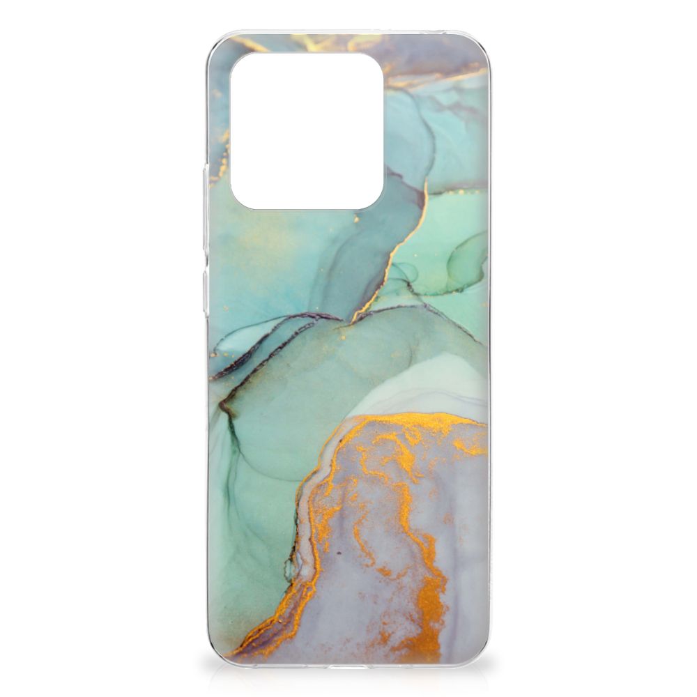 Xiaomi Redmi 10C hoesje maken Watercolor Mix achterkant