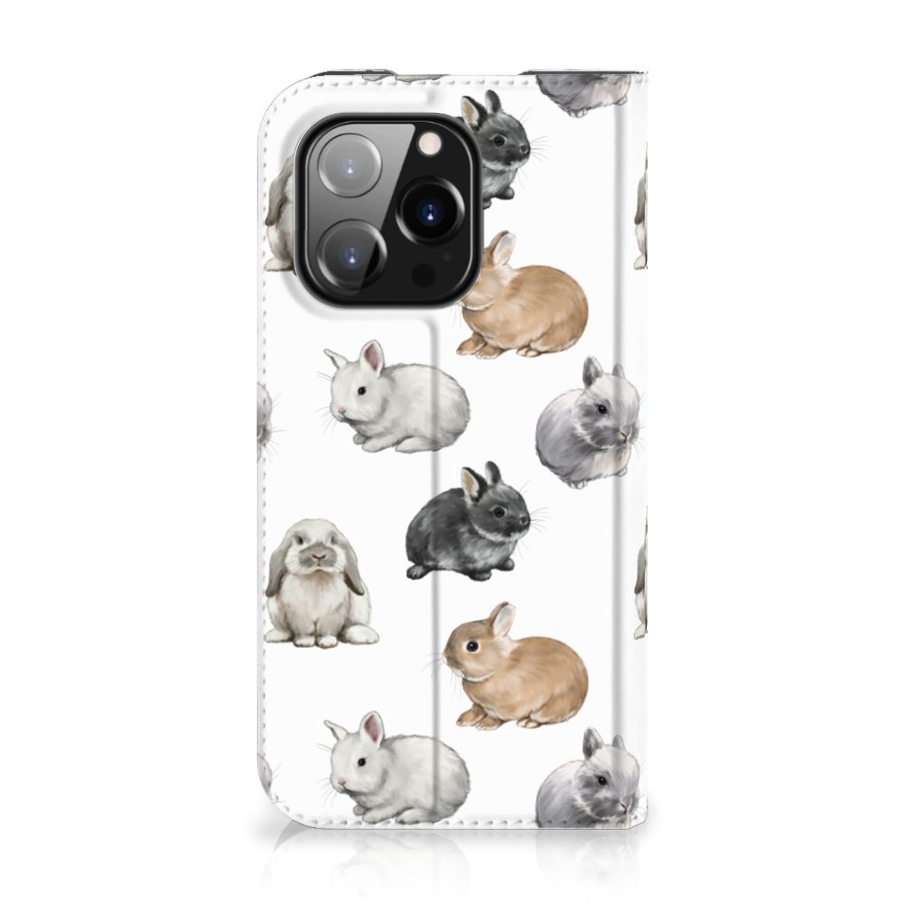 Hoesje maken voor iPhone 14 Pro Konijntjes