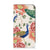 Hoesje maken voor iPhone 15 Pro Pink Peacock met kleurrijke pauwen en bloemen in een elegant design.