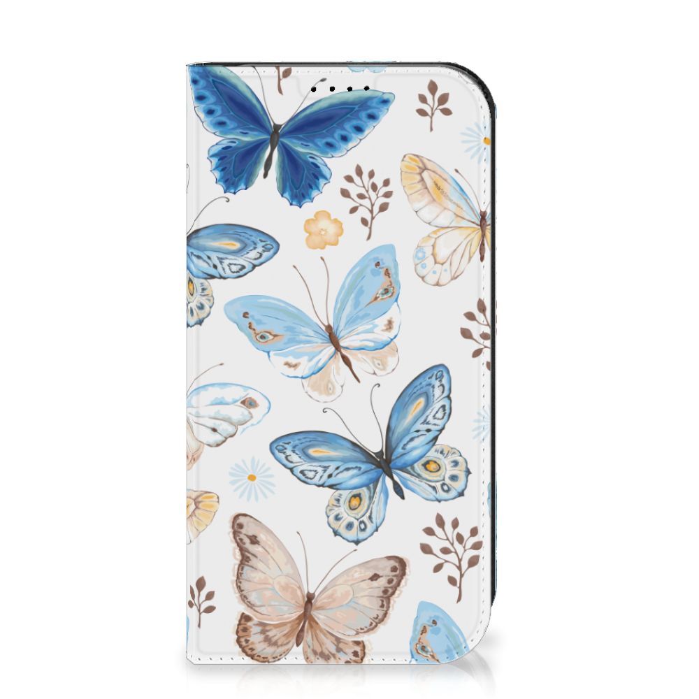 Hoesje maken voor iPhone 15 Pro Vlinder met vrolijke vlinders in diverse kleuren. 🦋