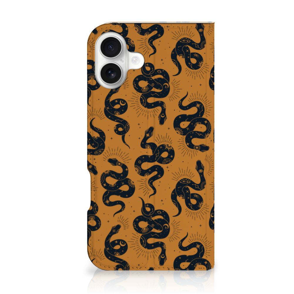 Hoesje maken voor iPhone 16 Plus Snakes snakes design zijaanzicht