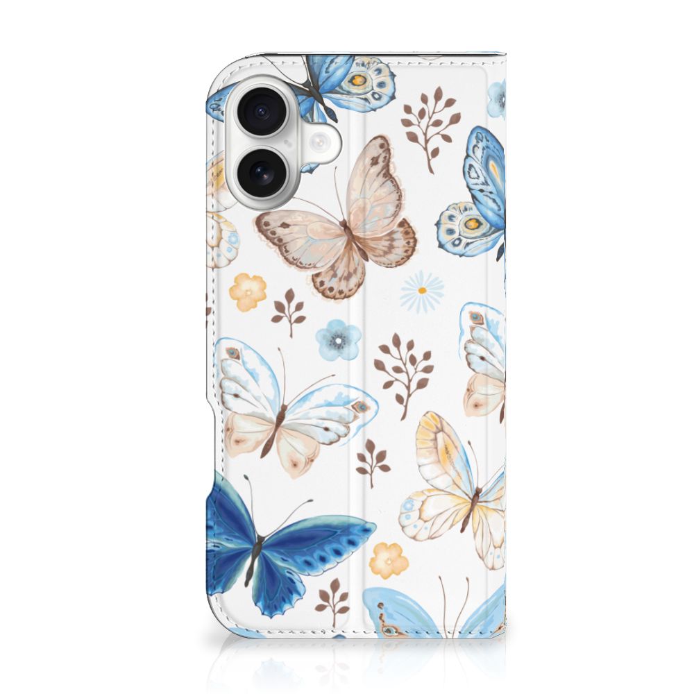 Apple iPhone 16 Plus hoesje maken Vlinder voorkant
