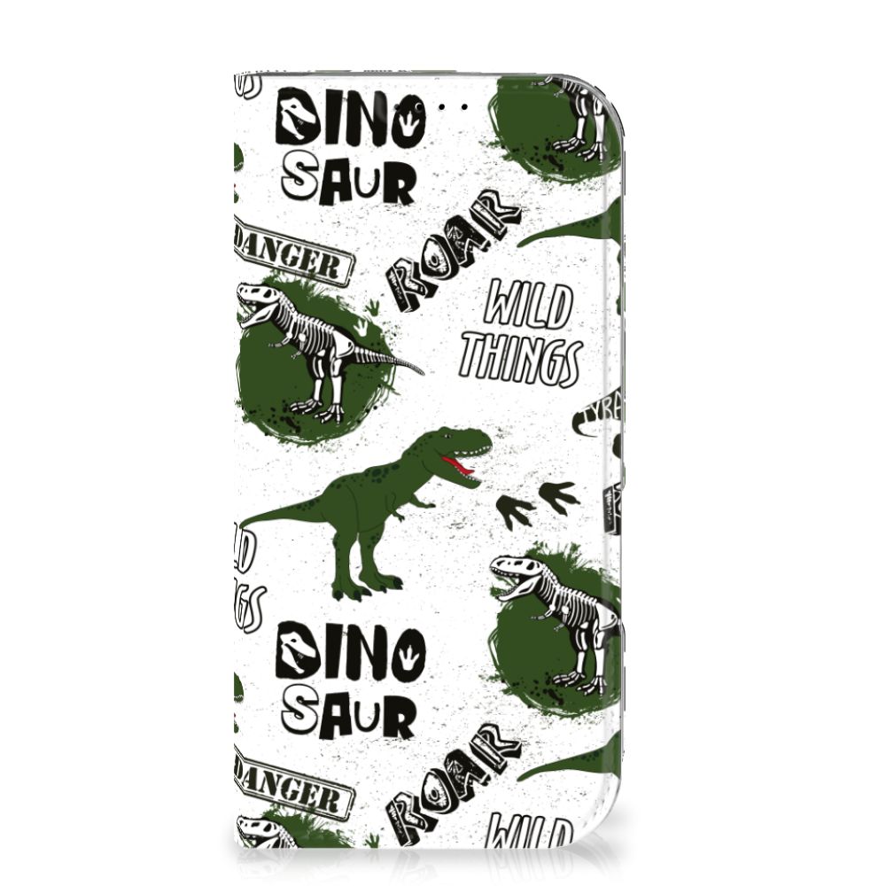 Hoesje maken voor iPhone 16 Pro Dinosaurus dino design voorkant