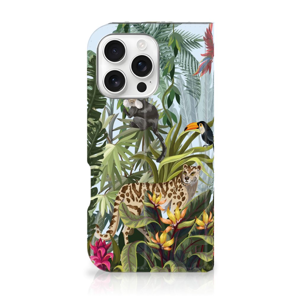 iPhone 16 Pro hoesje maken Jungle design voorzijde