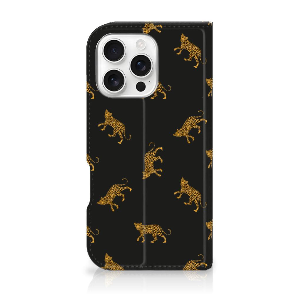 Hoesje maken voor iPhone 16 Pro Leopards leopards design hoesje vooraanzicht