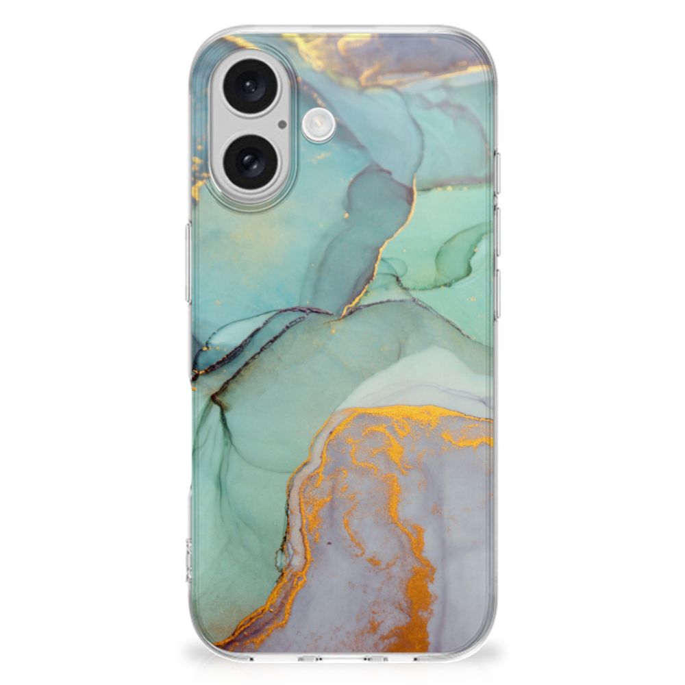 Apple iPhone 16 hoesje maken voor iPhone 16 Watercolor Mix achterkant