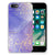 Hoesje maken voor iPhone SE 2022 | SE 2020 | 8 | 7 Watercolor Paars met schitterende gouden details ✨
